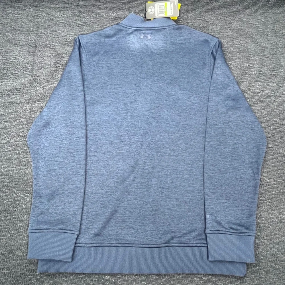 Under Armour Mens Storm ColdGear 1/4 Zip‎ Pullover Blue Heather Medium NWT